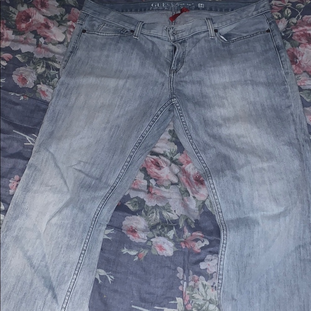 GUESS Blue Jeans Plus Size